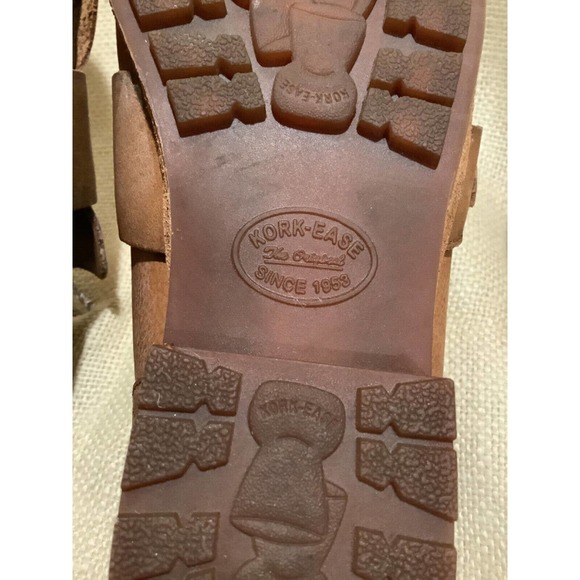 KORK EASE women’s Sz 7 brown leather wing tip Bailee Kiltie slip on loafer shoes - Picture 8 of 9